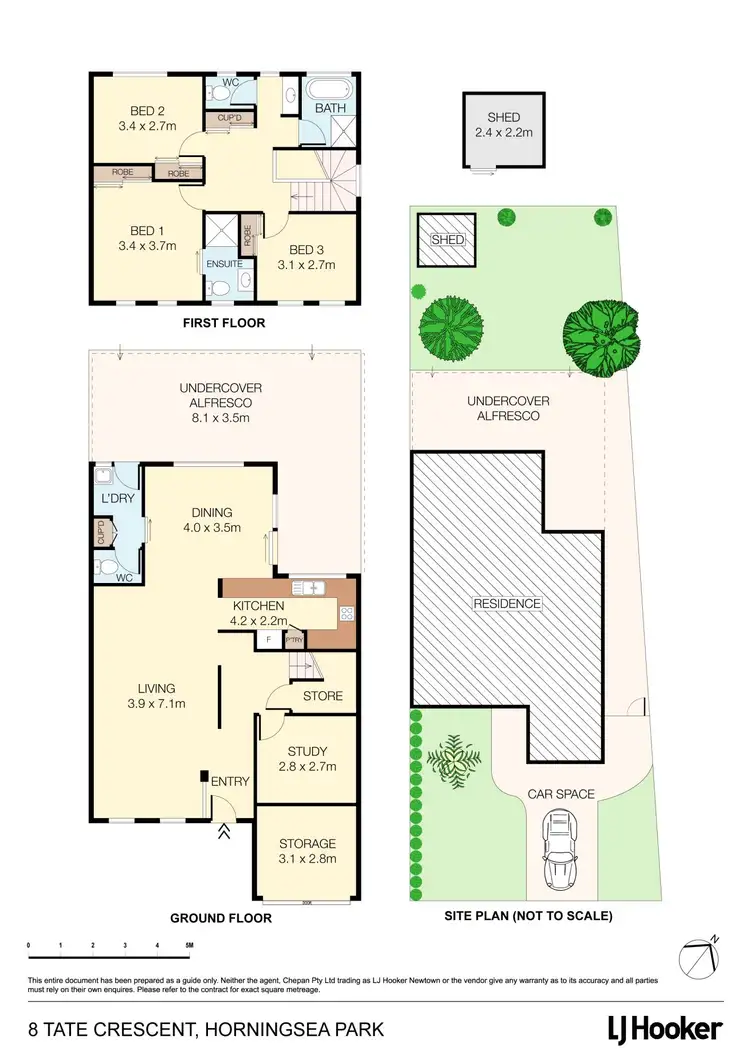 Floorplan of Homely house listing, 8 Tate Crescent, Horningsea Park NSW 2171