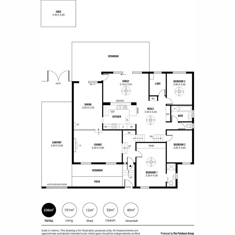 Floorplan of Homely house listing, 17 Gollop Crescent, Redwood Park SA 5097