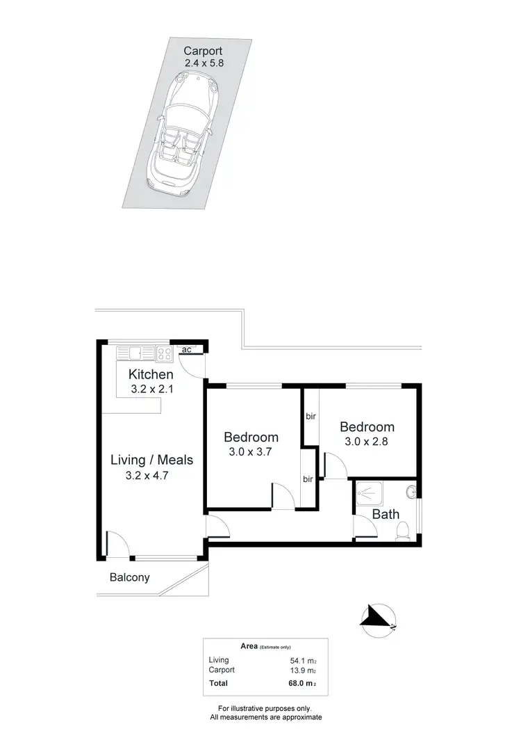 Floorplan of Homely unit listing, 9/11 Helenslea Avenue, Brooklyn Park SA 5032