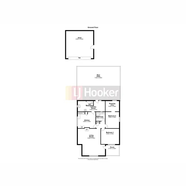 Floorplan of Homely house listing, 20 Telfer Crescent, Collie WA 6225