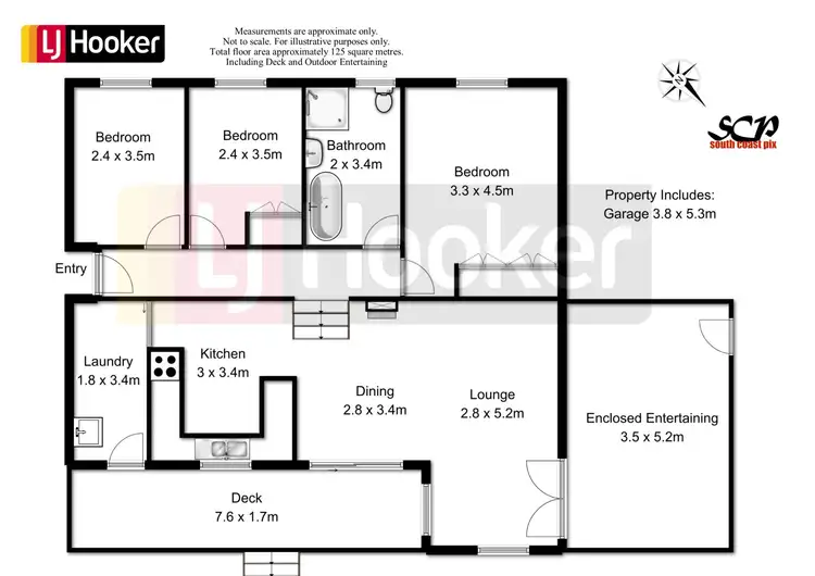 Floorplan of Homely house listing, 60 Riverview Crescent, Catalina NSW 2536