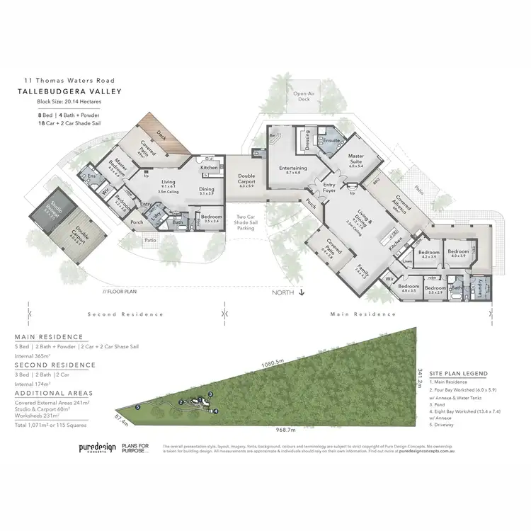 Floorplan of Homely house listing, 11 Thomas Waters Road, Tallebudgera Valley QLD 4228