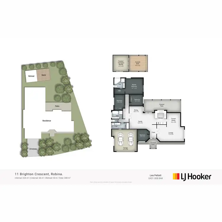Floorplan of Homely house listing, 11 Brighton Crescent, Robina QLD 4226