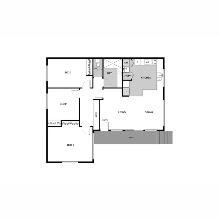 Floorplan of Homely house listing, 18 Halifax Close, Palmerston ACT 2913