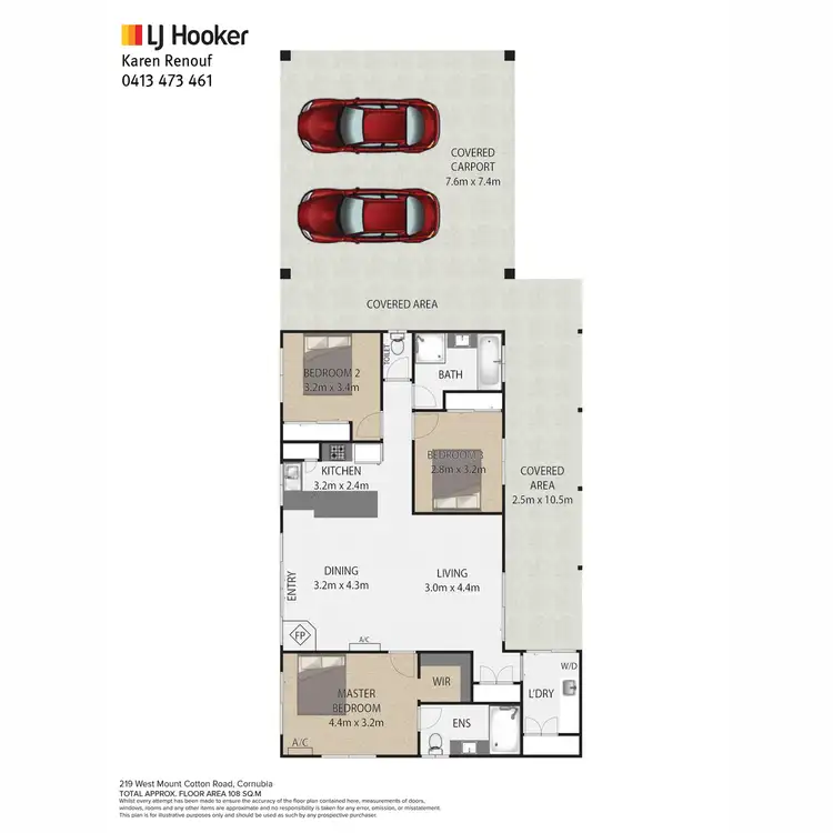 Floorplan of Homely rural property listing, 219 West Mount Cotton Road, Cornubia QLD 4130