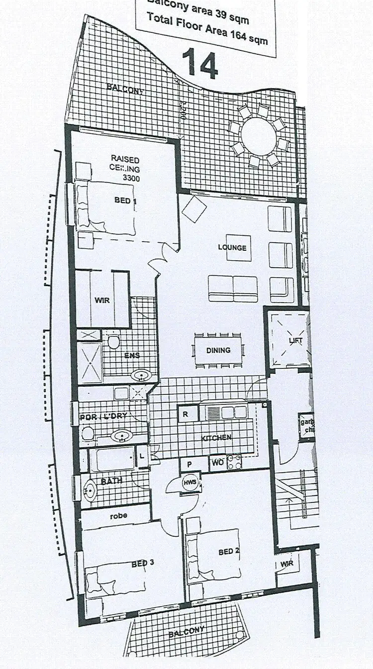Floorplan of Homely unit listing, 14/179 Ocean Drive, Twin Waters QLD 4564