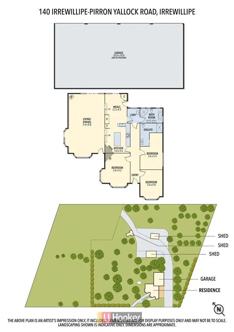 Floorplan of Homely house listing, 140 Irrewillipe - Pirron Yallock Road, Irrewillipe VIC 3249