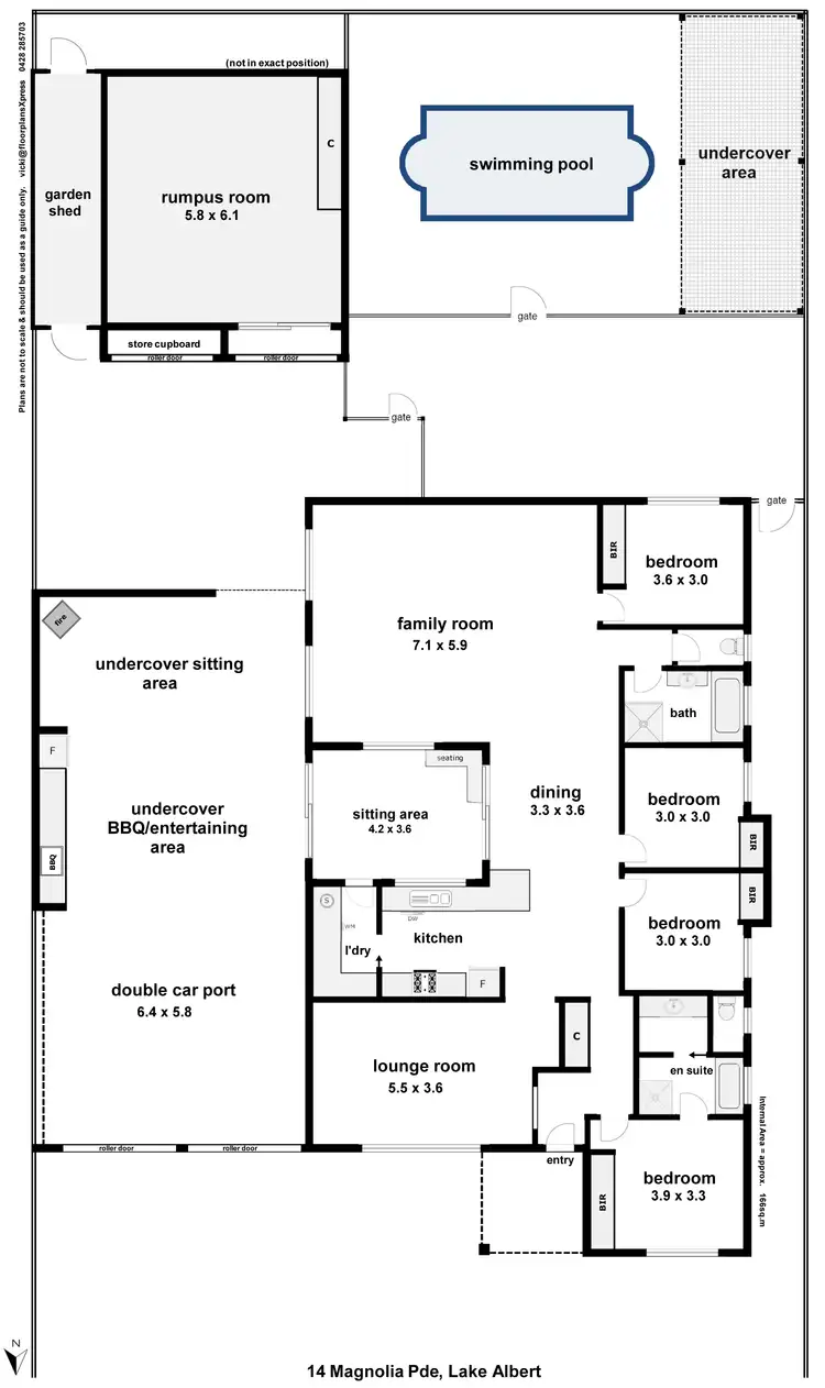 Floorplan of Homely house listing, 14 Magnolia Parade, Lake Albert NSW 2650