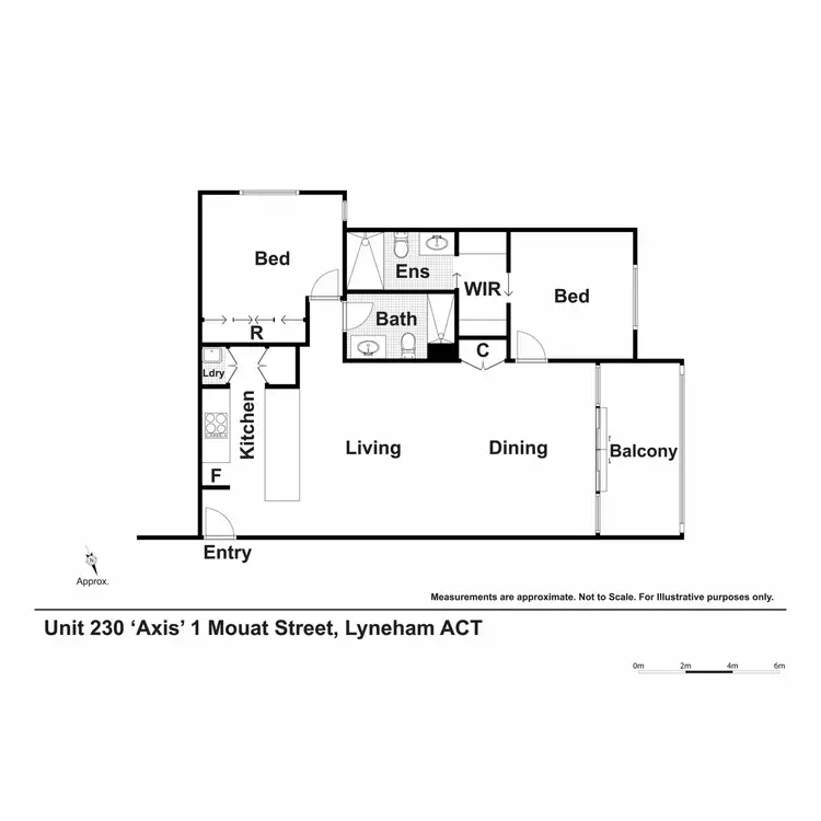 Floorplan of Homely apartment listing, 230/1 Mouat Street, Lyneham ACT 2602