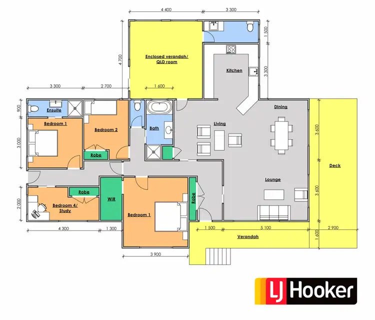 Floorplan of Homely house listing, 1 Coral Close, Old Bar NSW 2430