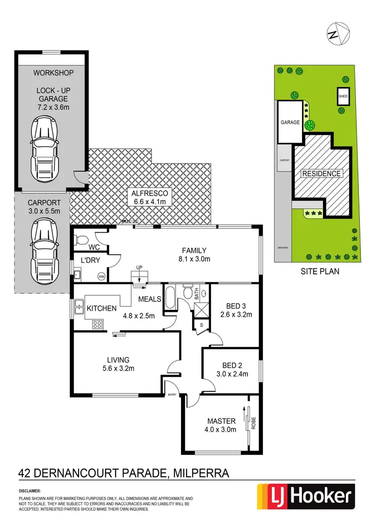 Floorplan of Homely house listing, 42 Dernancourt Parade, Milperra NSW 2214
