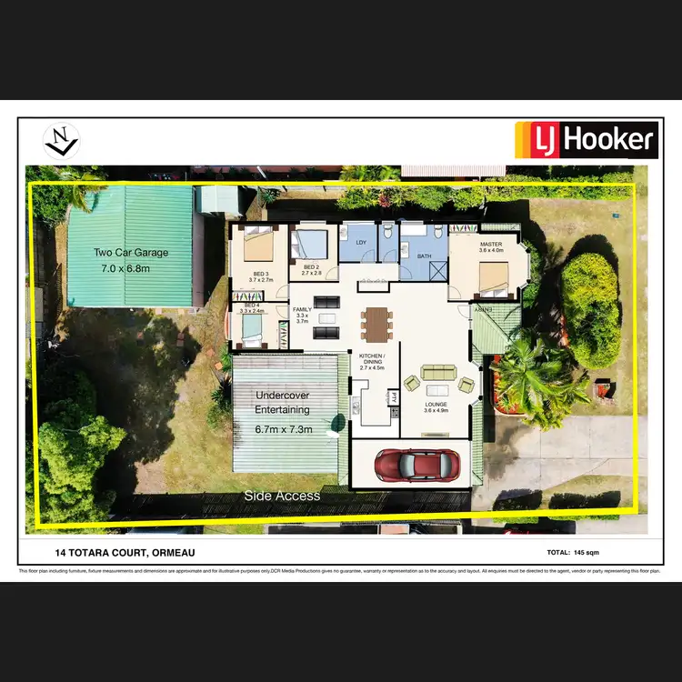 Floorplan of Homely house listing, 14 Totara Court, Ormeau QLD 4208