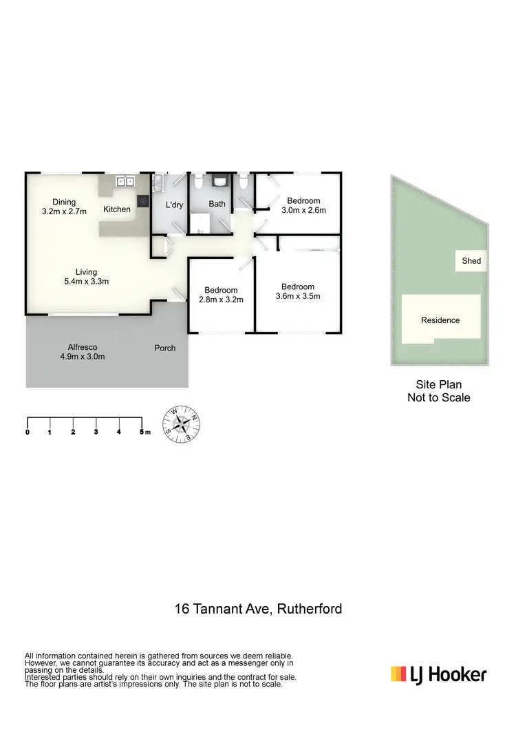 Floorplan of Homely house listing, 16 Tannant Avenue, Rutherford NSW 2320