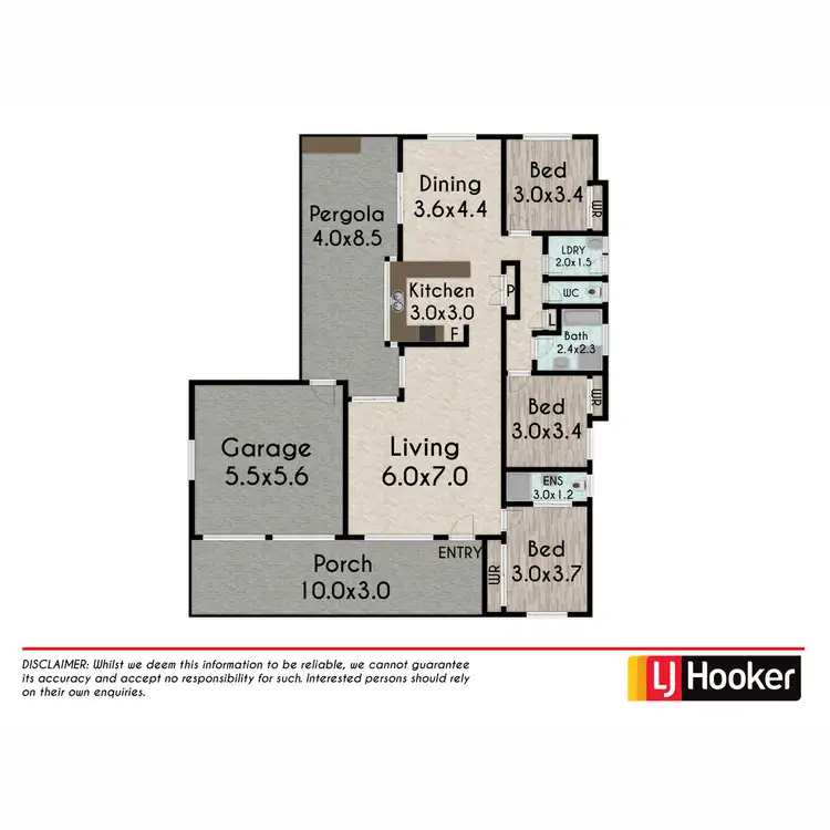 Floorplan of Homely house listing, 12 Toucan Crescent, Plumpton NSW 2761