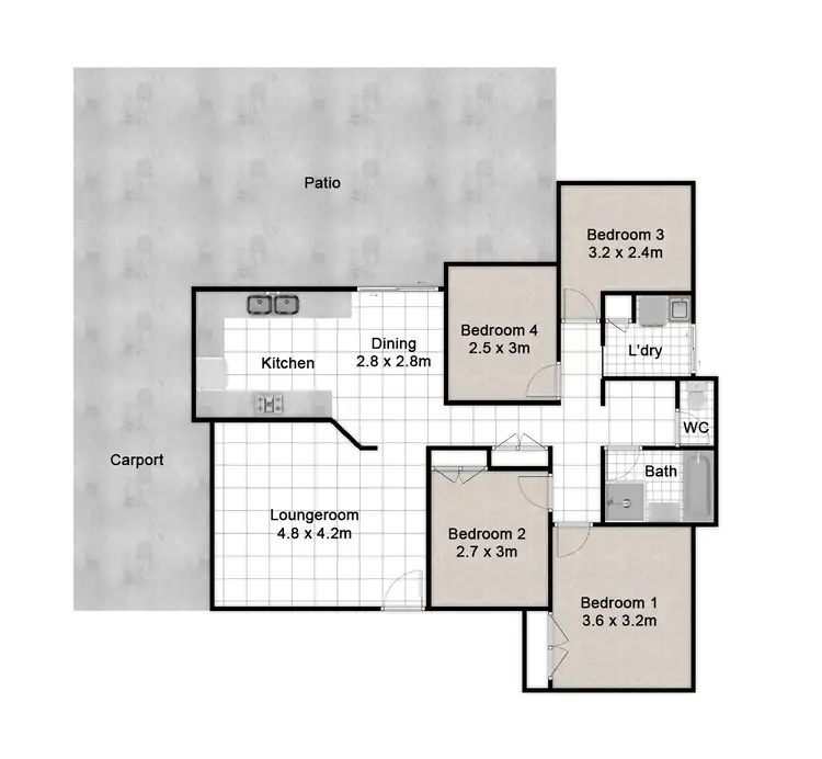 Floorplan of Homely house listing, 10 Ixora Court, Regents Park QLD 4118