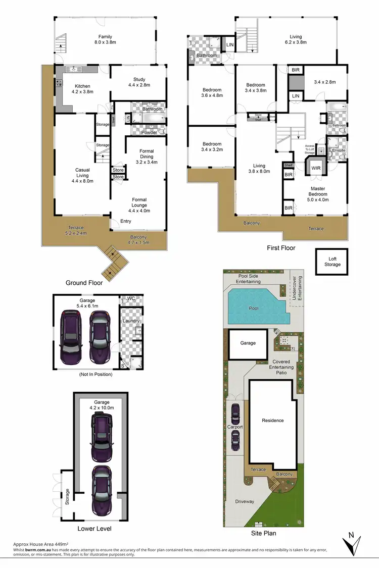 Floorplan of Homely house listing, 18 Hart Street, Lane Cove North NSW 2066