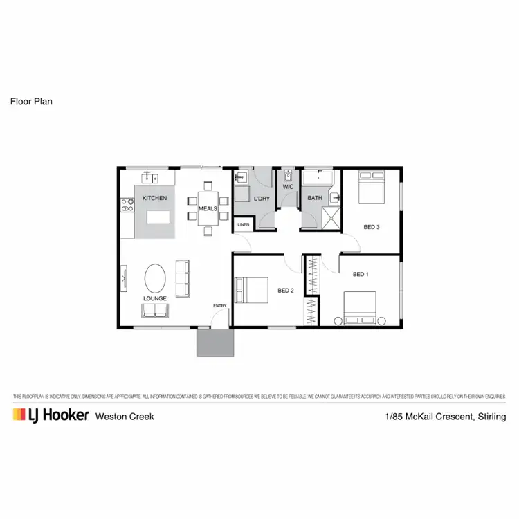 Floorplan of Homely house listing, 1/85 McKail Crescent, Stirling ACT 2611