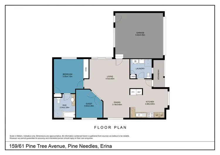 Floorplan of Homely house listing, 159/61 Pine Tree Avenue, Pine Needles Village, Erina NSW 2250