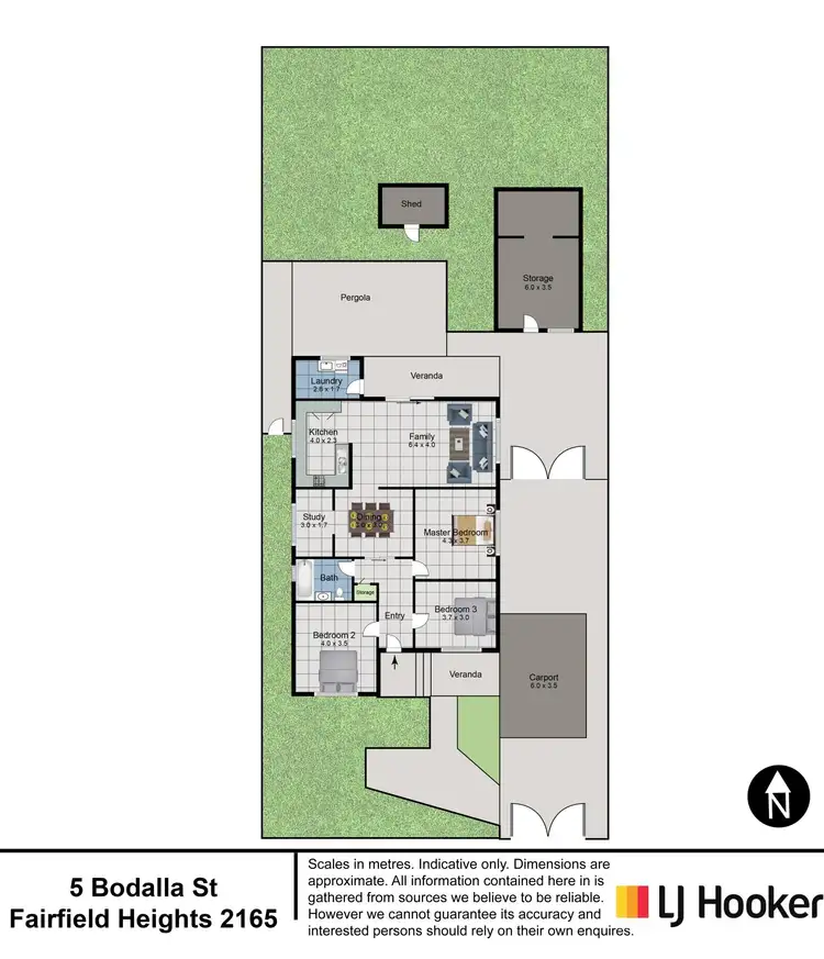 Floorplan of Homely house listing, 5 Bodalla Street, Fairfield Heights NSW 2165