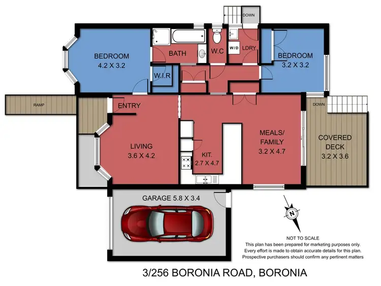 Floorplan of Homely unit listing, 3/256 Boronia Road, Boronia VIC 3155