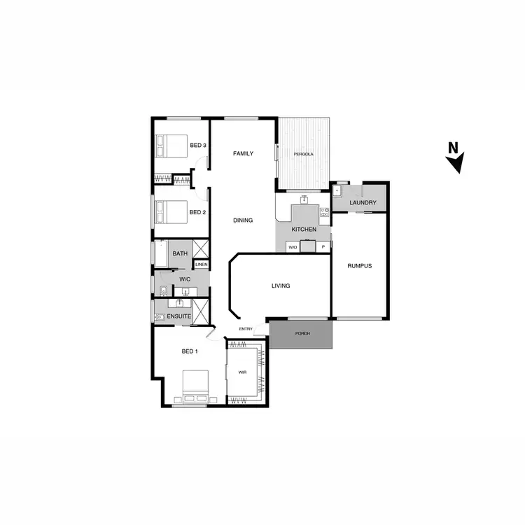 Floorplan of Homely house listing, 42 Magenta Square, Amaroo ACT 2914