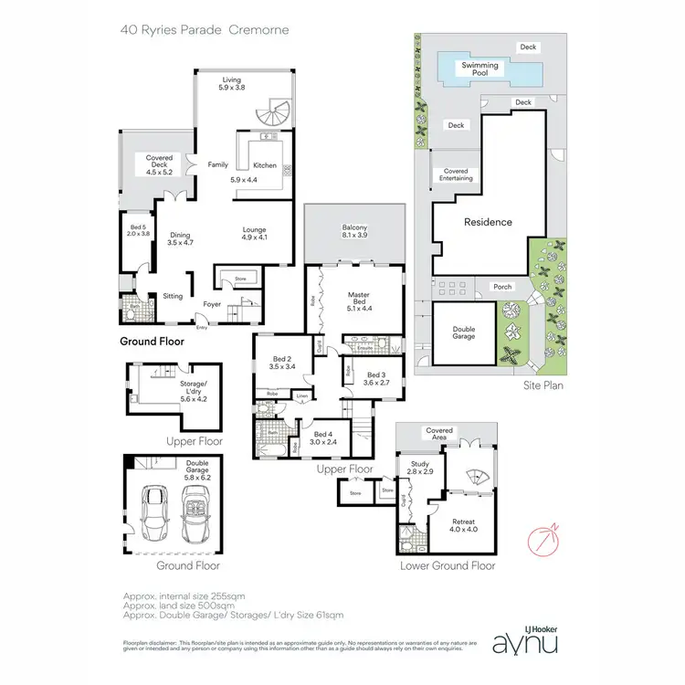 Floorplan of Homely house listing, 40 Ryries Parade, Cremorne NSW 2090