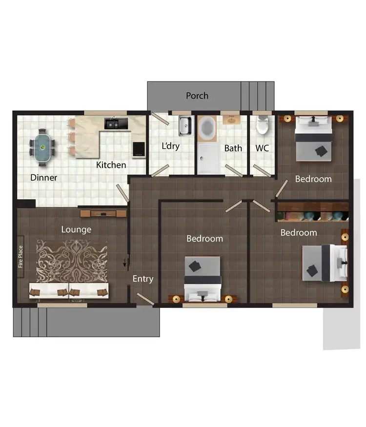 Floorplan of Homely house listing, 41 Christopher Crescent, Karabar NSW 2620
