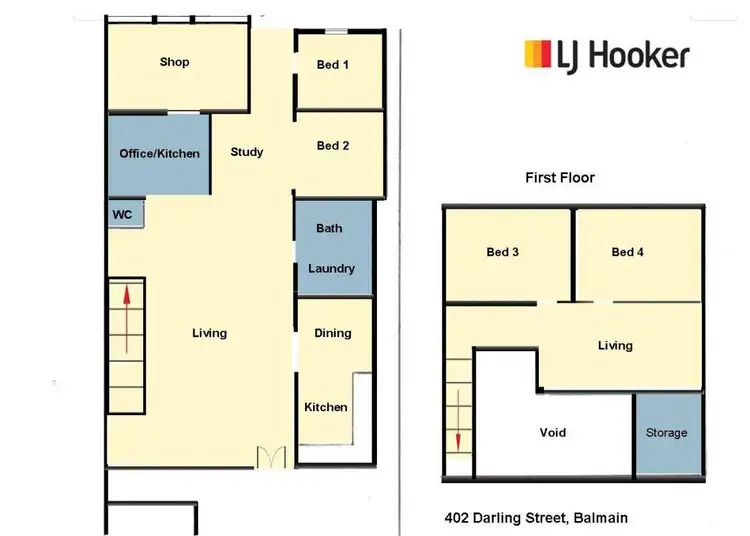 Floorplan of Homely house listing, 402 Darling Street, Balmain NSW 2041