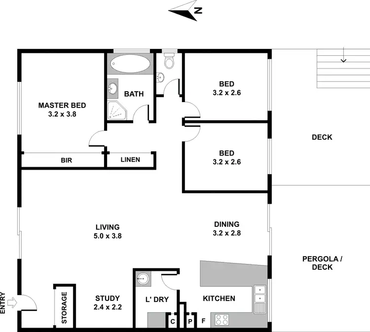 Floorplan of Homely villa listing, 17/24 Toronto Parade, Sutherland NSW 2232