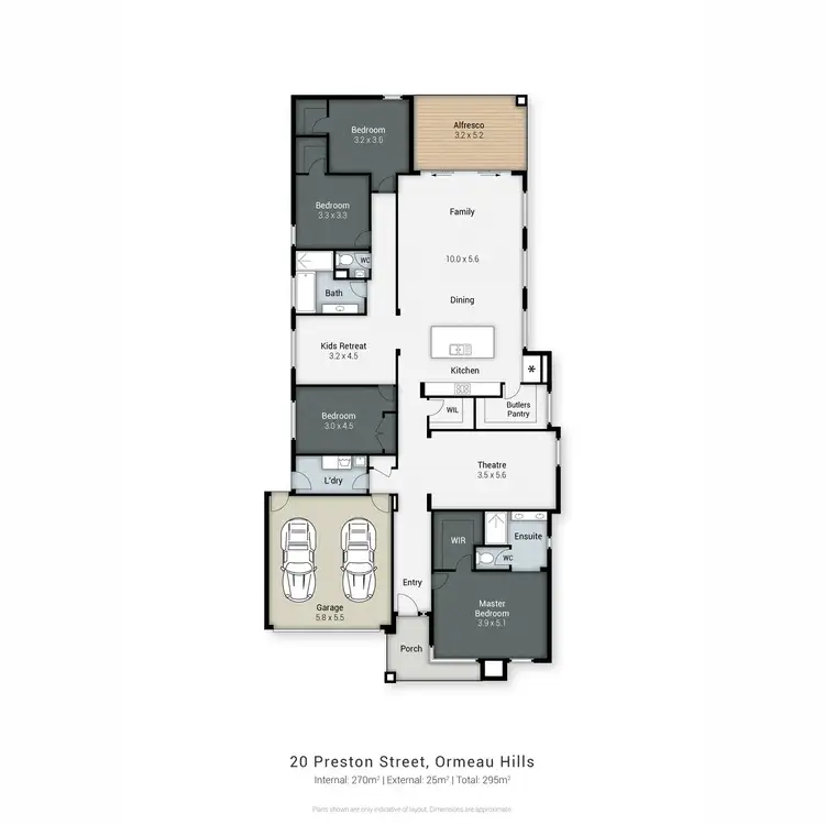 Floorplan of Homely house listing, 20 Preston Street, Ormeau Hills QLD 4208