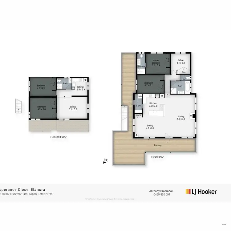 Floorplan of Homely house listing, 21 Esperance Close, Elanora QLD 4221