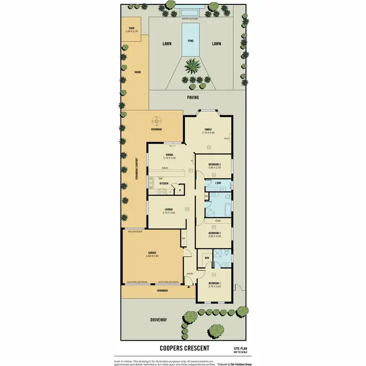 Floorplan of Homely house listing, 7 Coopers Crescent, Mawson Lakes SA 5095