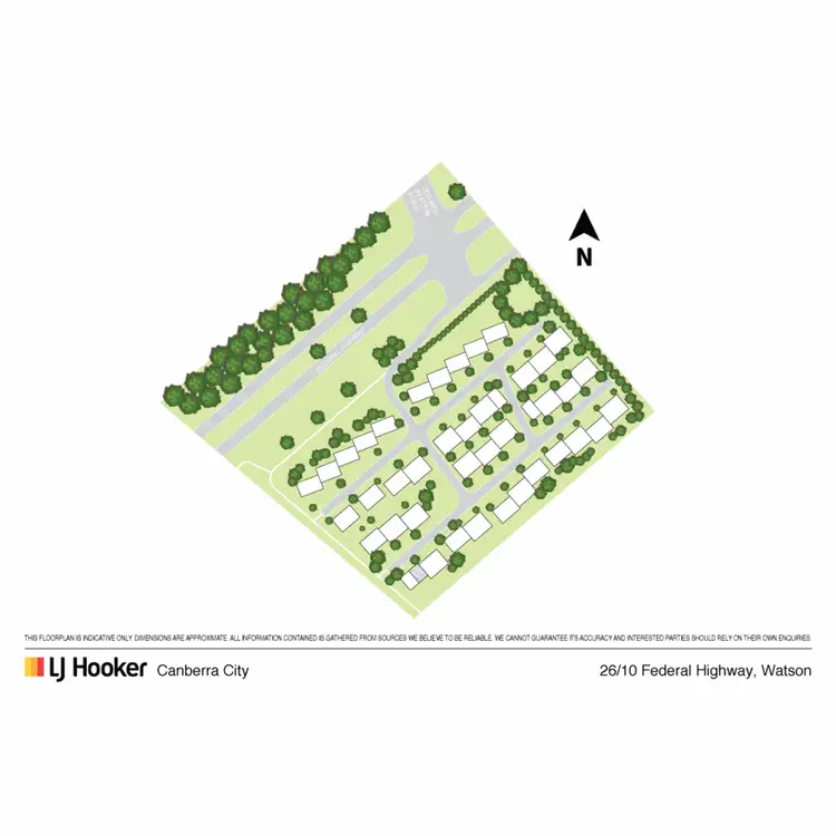 Floorplan of Homely townhouse listing, 26/10 Federal Highway 'Kalowa', Watson ACT 2602
