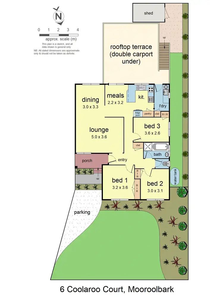 Floorplan of Homely house listing, 6 Coolaroo Court, Mooroolbark VIC 3138