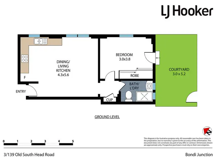 Floorplan of Homely apartment listing, 3/139 Old South Head Road, Bondi Junction NSW 2022