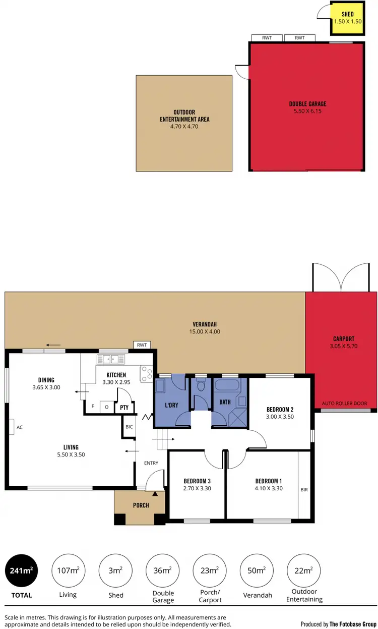 Floorplan of Homely house listing, 8 Palomino Place, Hackham SA 5163