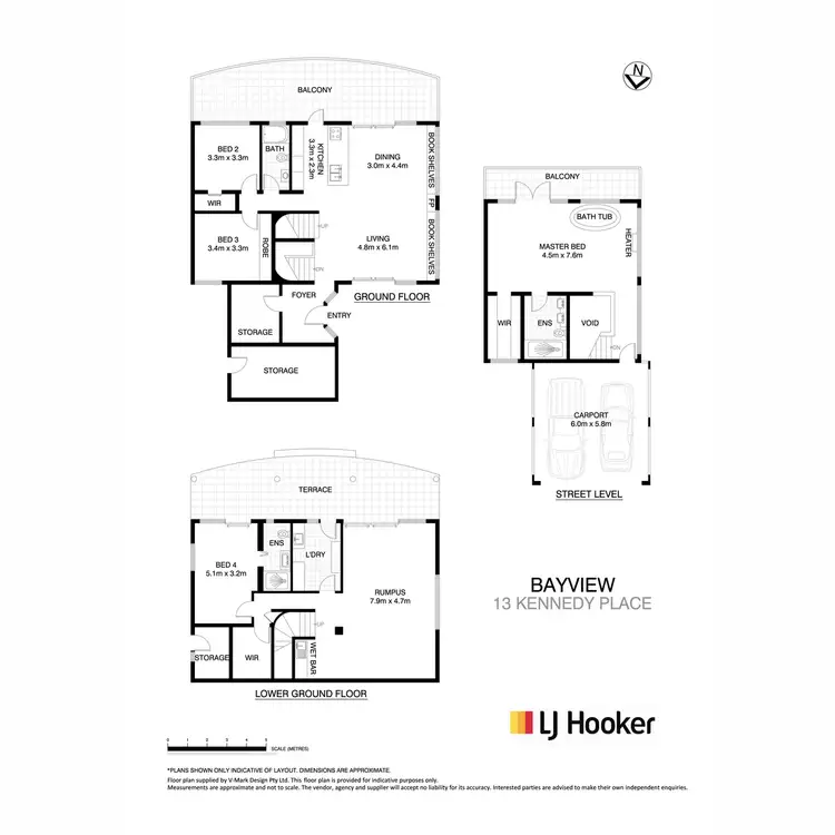 Floorplan of Homely house listing, 13 Kennedy Place, Bayview NSW 2104