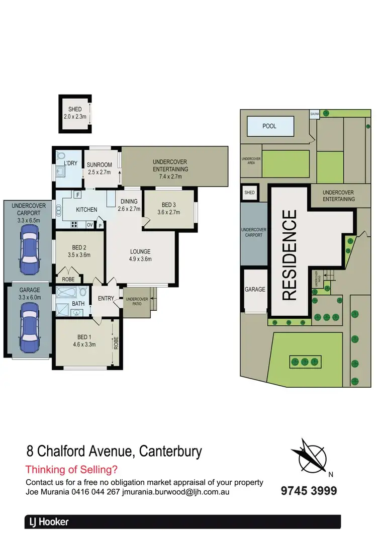 Floorplan of Homely house listing, 8 Chalford Avenue, Canterbury NSW 2193