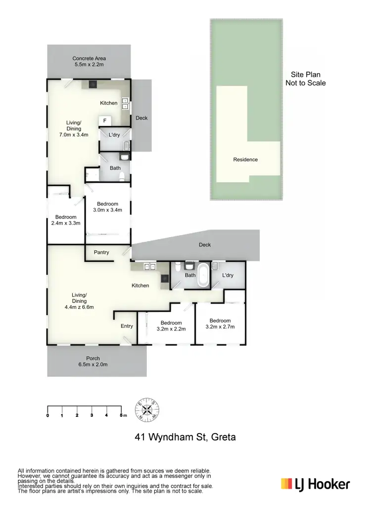 Floorplan of Homely block of units listing, 41 Wyndham Street, Greta NSW 2334