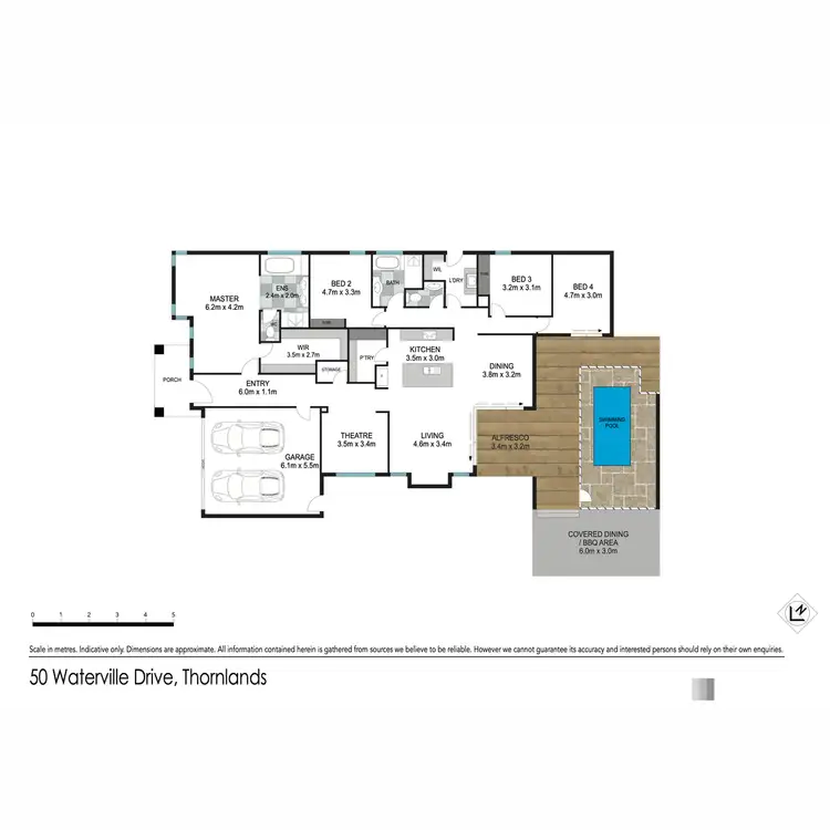 Floorplan of Homely house listing, 50 Waterville Drive, Thornlands QLD 4164