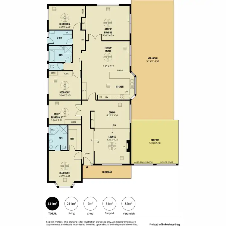 Floorplan of Homely house listing, 18 Anare Street, Greenwith SA 5125
