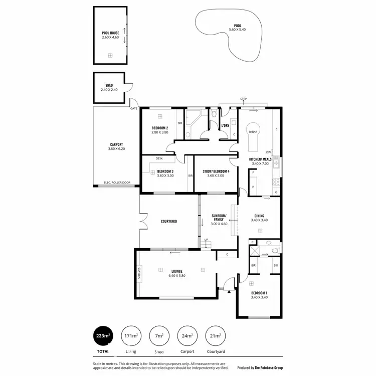 Floorplan of Homely house listing, 480 Portrush Road, Linden Park SA 5065