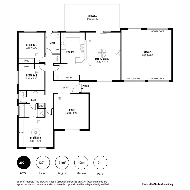 Floorplan of Homely house listing, 25 Kirkby Circuit, Greenacres SA 5086