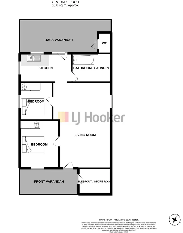 Floorplan of Homely house listing, 10 Quorrobolong Road, Cessnock NSW 2325