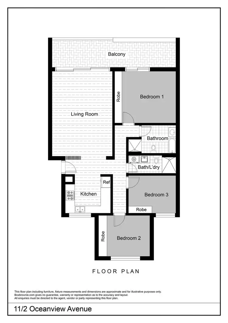 Floorplan of Homely apartment listing, 11/2 Oceanview Avenue, Vaucluse NSW 2030