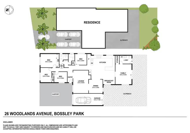 Floorplan of Homely house listing, 26 Woodlands Avenue, Bossley Park NSW 2176