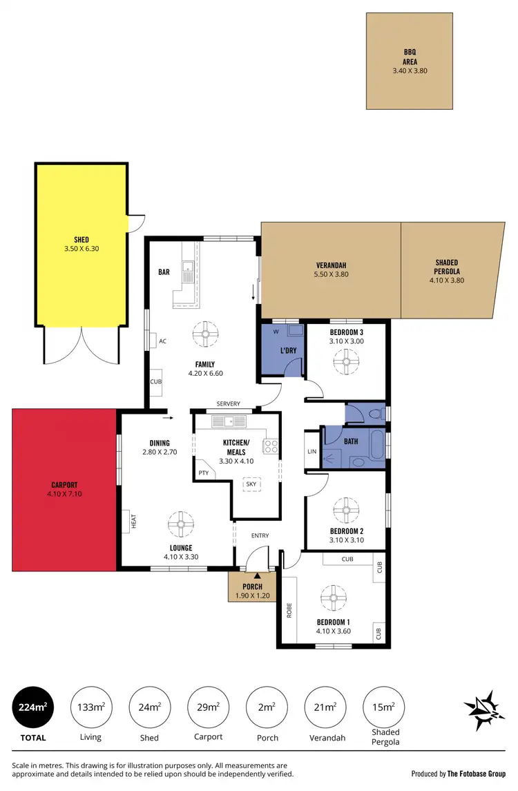 Floorplan of Homely house listing, 13 Wakefield Avenue, Morphett Vale SA 5162