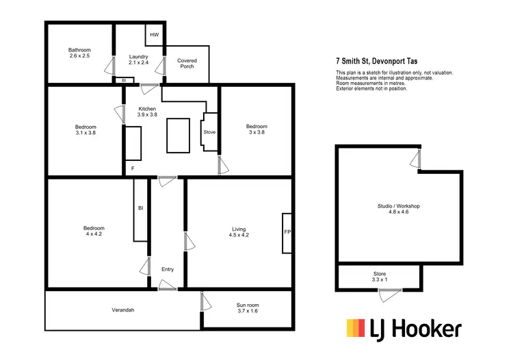 Floorplan of Homely house listing, 7 Smith Street, Devonport TAS 7310