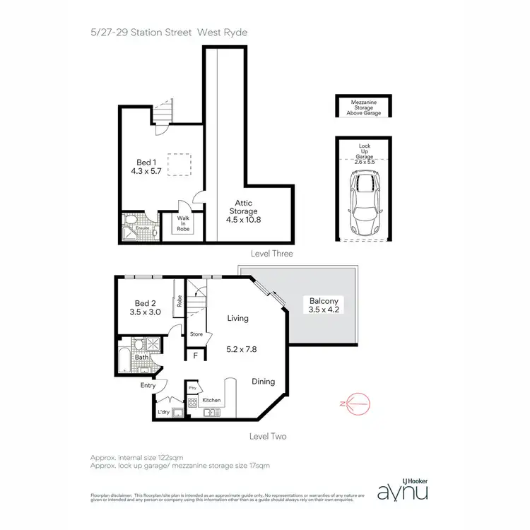 Floorplan of Homely apartment listing, 5/27-29 Station Street, West Ryde NSW 2114