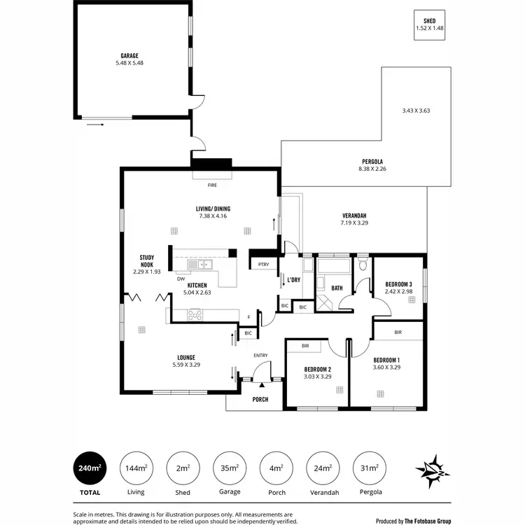 Floorplan of Homely house listing, 24 Apex Avenue, Modbury North SA 5092
